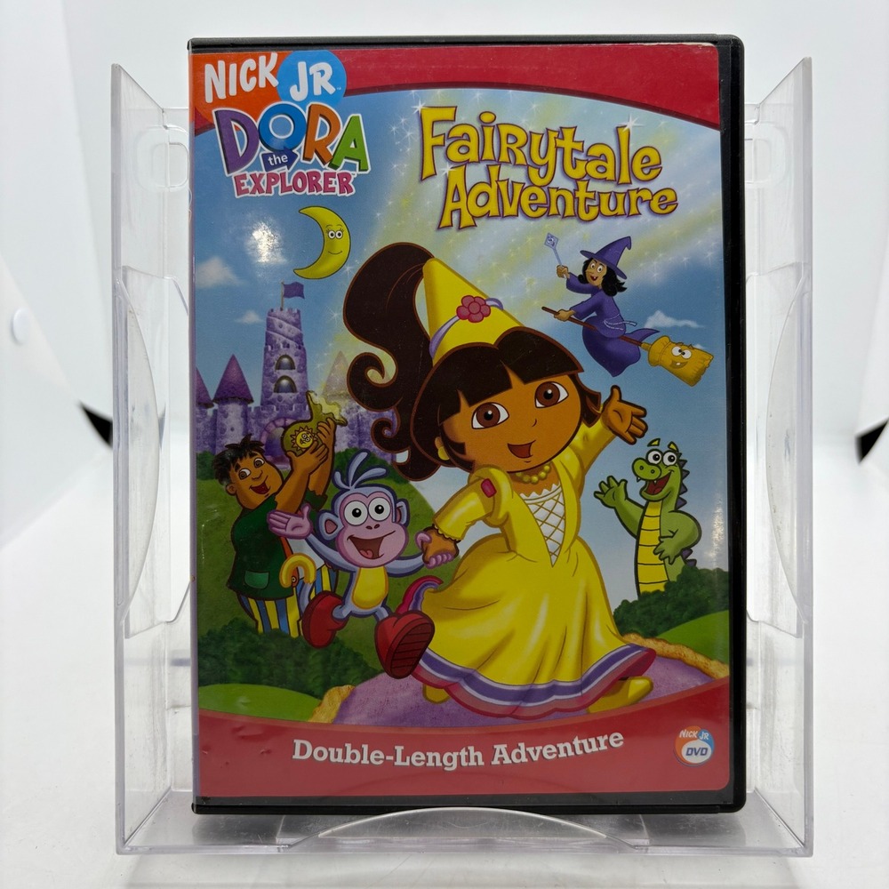 Nick Jr Dora the Explorer Fairytale Adventure DVD Double-Length Movie 2004